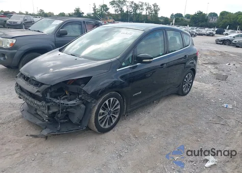 2018 Ford C-Max Hybrid Titanium из США, поврежденный, VIN 1FADP5DUXJL105058